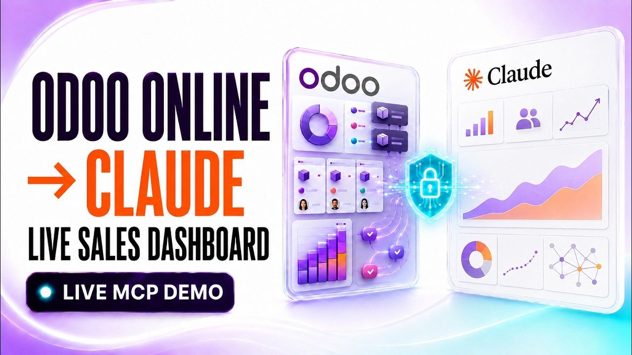 Connect Odoo Online to Claude AI via MCP (Live Demo) — video thumbnail